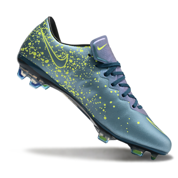 Nike Air Zoom Mercurial Vapor 10 Elite Silver and Green FG