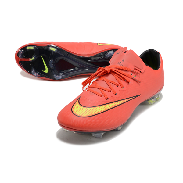 Nike Air Zoom Mercurial Vapor 10 Elite Red and Yellow FG
