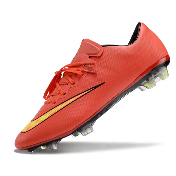 Nike Air Zoom Mercurial Vapor 10 Elite Red and Yellow FG