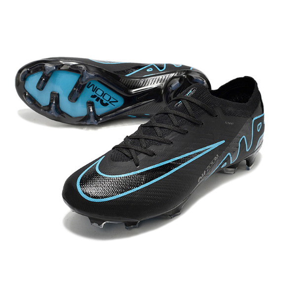 Nike Zoom Mercurial Vapor 15 Elite Black and Blue FG