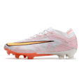 Nike Zoom Mercurial Vapor 15 Elite Silver and Orange FG