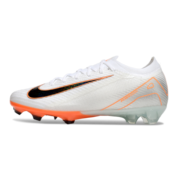 Nike Air Zoom Mercurial Vapor 16 Elite White and Orange FG