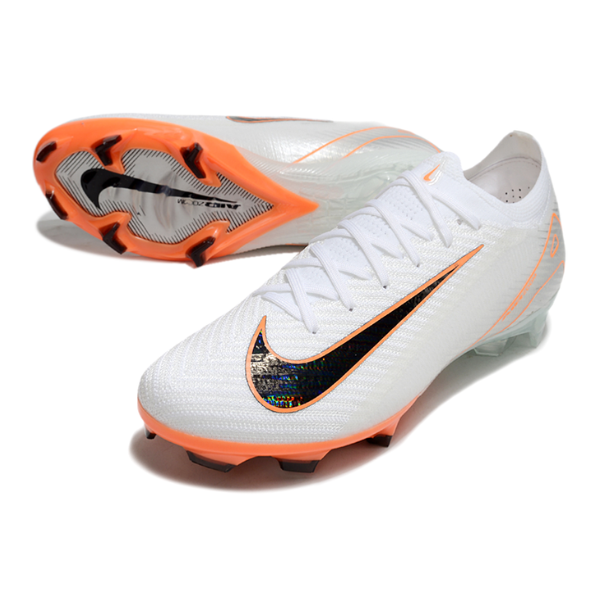 Nike Air Zoom Mercurial Vapor 16 Elite White and Orange FG