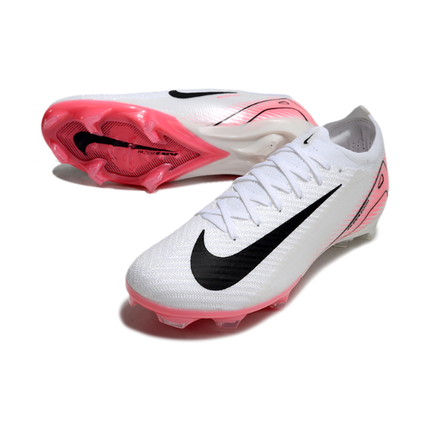 Nike Air Zoom Mercurial Vapor 16 Elite White and Light Pink FG