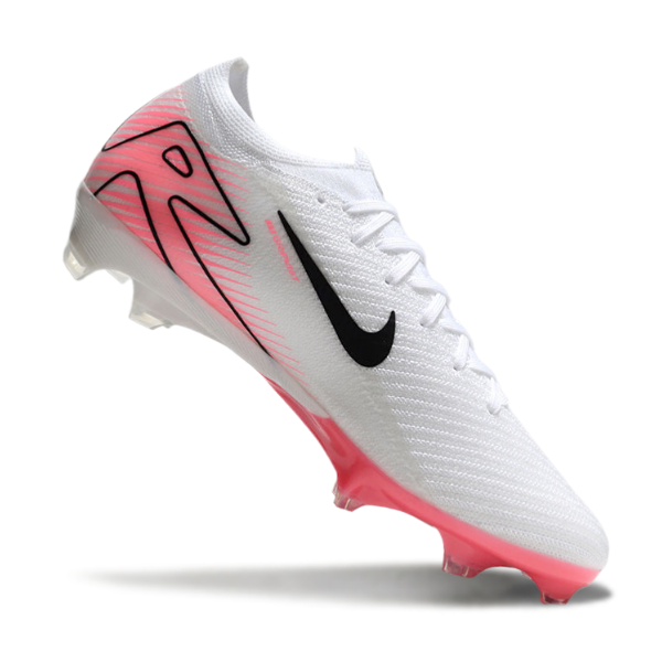 Nike Air Zoom Mercurial Vapor 16 Elite White and Light Pink FG