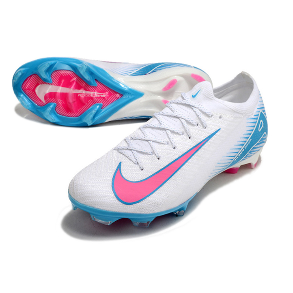 Nike Air Zoom Mercurial Vapor 16 Elite White Blue and Pink FG