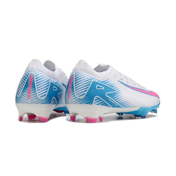 Nike Air Zoom Mercurial Vapor 16 Elite White Blue and Pink FG