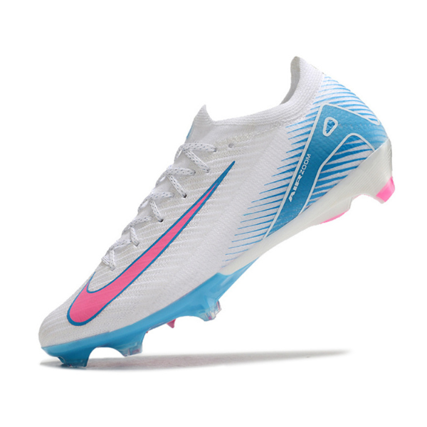 Nike Air Zoom Mercurial Vapor 16 Elite White Blue and Pink FG