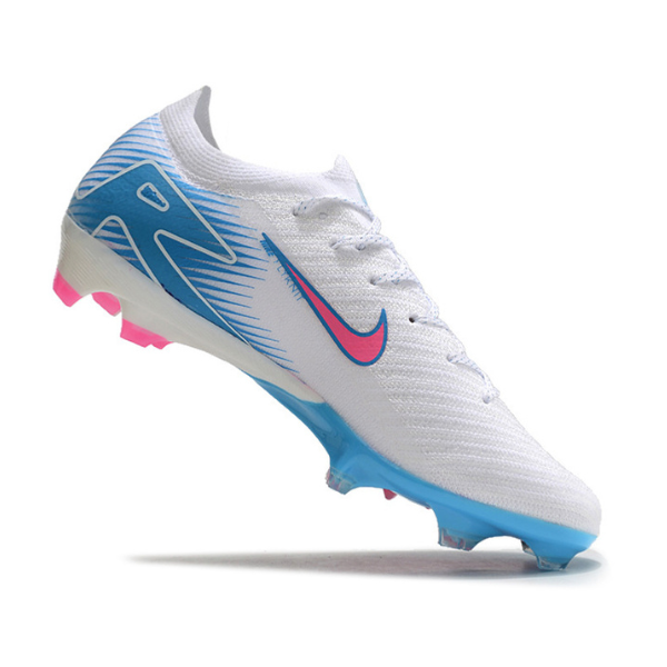 Nike Air Zoom Mercurial Vapor 16 Elite White Blue and Pink FG