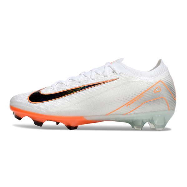 Nike Air Zoom Mercurial Vapor 16 Elite White and Orange FG