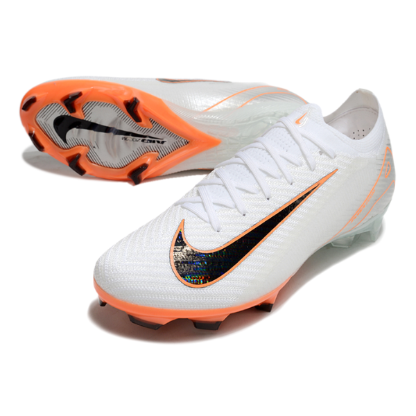 Nike Air Zoom Mercurial Vapor 16 Elite White and Orange FG