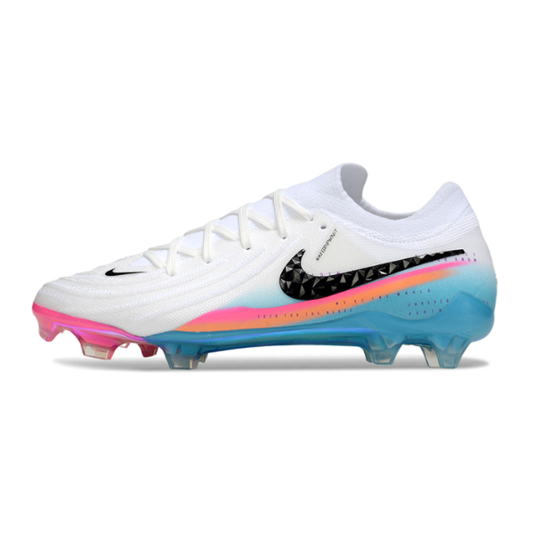 Nike Phantom GX2 Elite White Light Blue and Pink FG