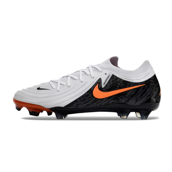 Nike Phantom GX2 Elite White Black and Orange FG
