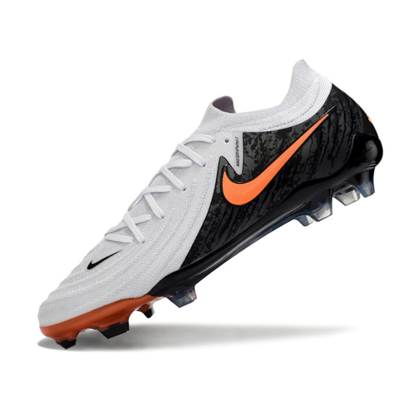 Nike Phantom GX2 Elite White Black and Orange FG