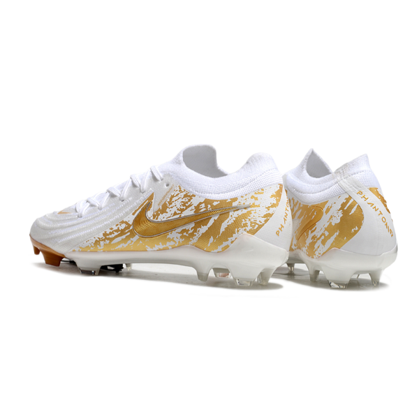 Nike Phantom GX2 Elite White and Gold FG