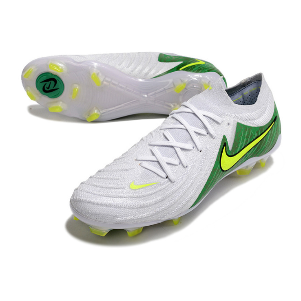 Nike Phantom GX2 Elite White Green and Yellow FG