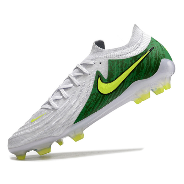 Nike Phantom GX2 Elite White Green and Yellow FG
