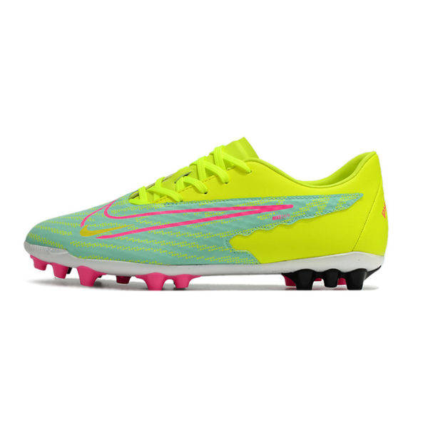Nike Phantom GX Academy Yellow Green and Pink AG