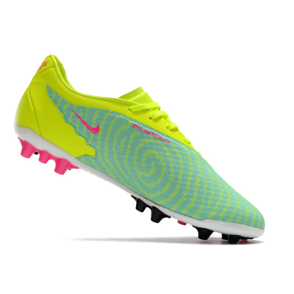 Nike Phantom GX Academy Yellow Green and Pink AG