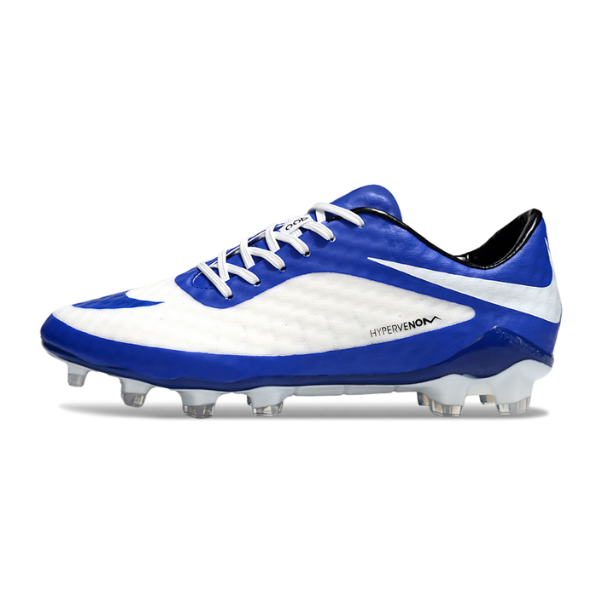 Nike Phantom Hypervenom Elite Blue and White FG
