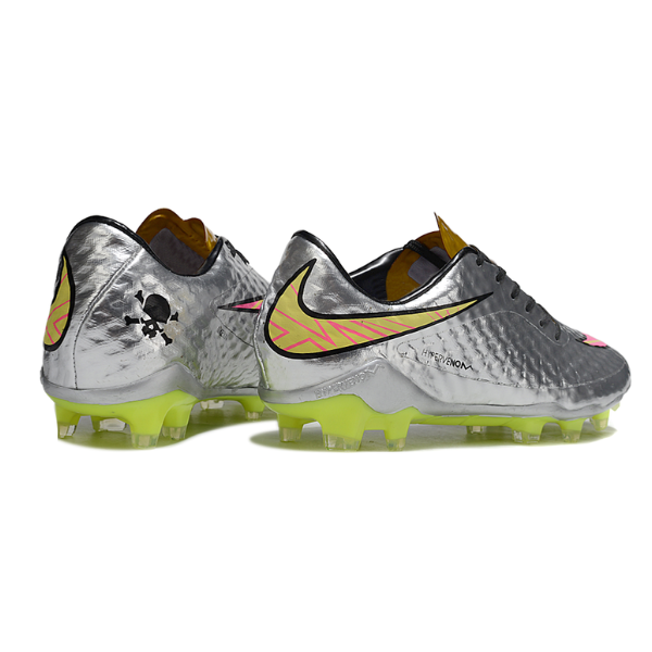 Nike Phantom Hypervenom Elite Gray Gold and Pink FG