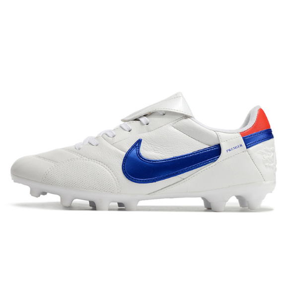 Nike Premier 3 White and Blue FG