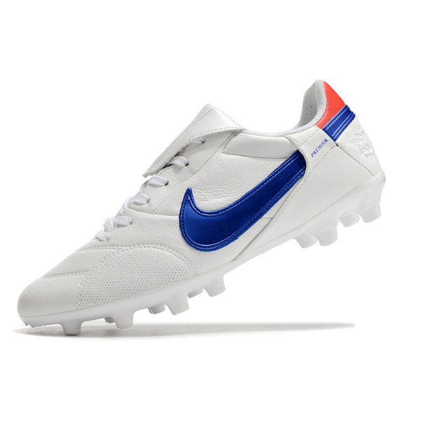 Nike Premier 3 White and Blue FG
