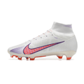 Nike Zoom Mercurial Superfly 9 Elite White and Purple FG
