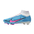 Nike Zoom Mercurial Superfly 9 Elite Blue and Pink FG