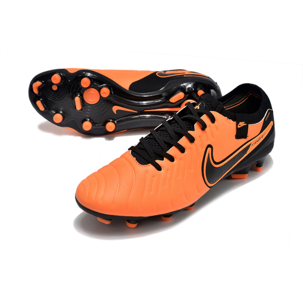 Nike Tiempo 10 Legend Elite Orange and Black FG