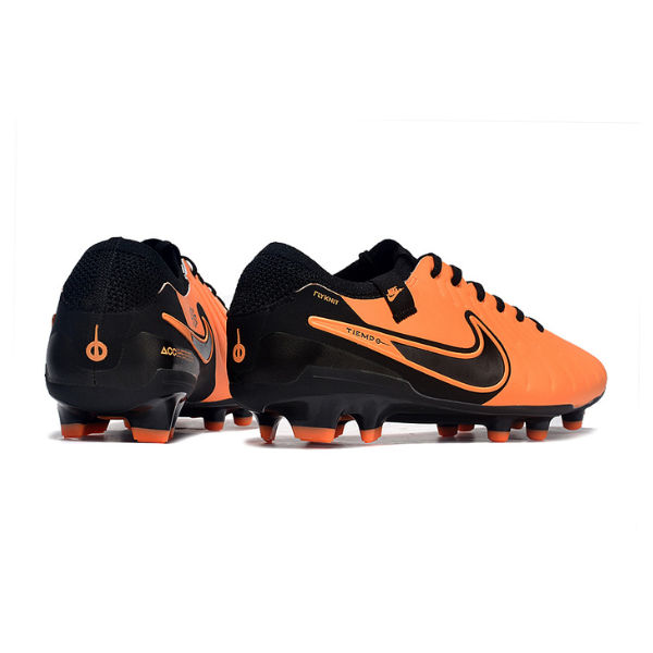 Nike Tiempo 10 Legend Elite Orange and Black FG