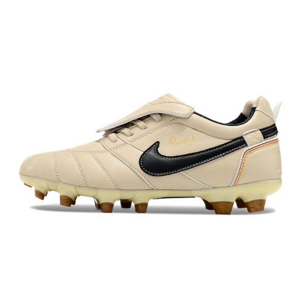 Nike Tiempo R10 Legend Elite Beige and Black Tongue FG