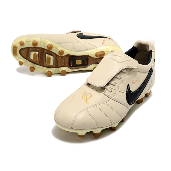 Nike Tiempo R10 Legend Elite Beige and Black Tongue FG