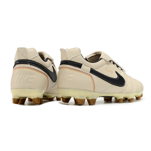 Nike Tiempo R10 Legend Elite Beige and Black Tongue FG