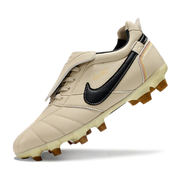 Nike Tiempo R10 Legend Elite Beige and Black Tongue FG