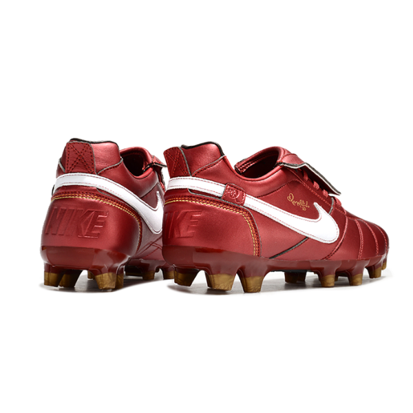 Nike Tiempo R10 Tongue Legend Elite Red and White FG