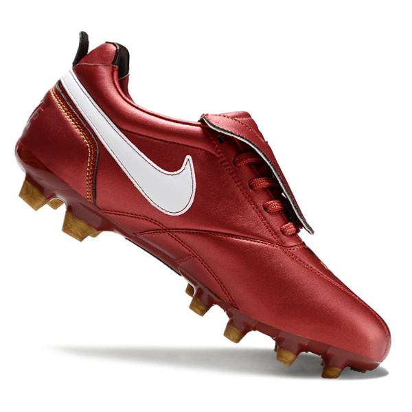 Nike Tiempo R10 Tongue Legend Elite Red and White FG