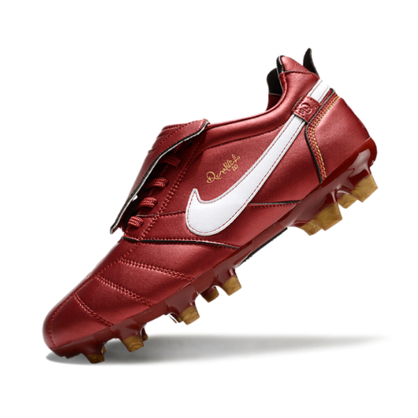 Nike Tiempo R10 Tongue Legend Elite Red and White FG