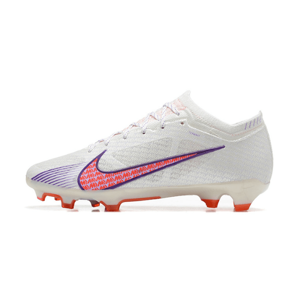 Nike Zoom Mercurial Vapor 15 Elite White and Purple FG
