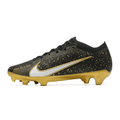 Nike Zoom Mercurial Vapor 15 Elite Black Gold and White FG
