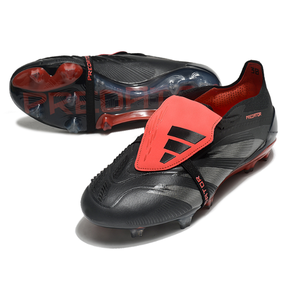 Adidas Predator 30 Elite Tongue Black and Red FG