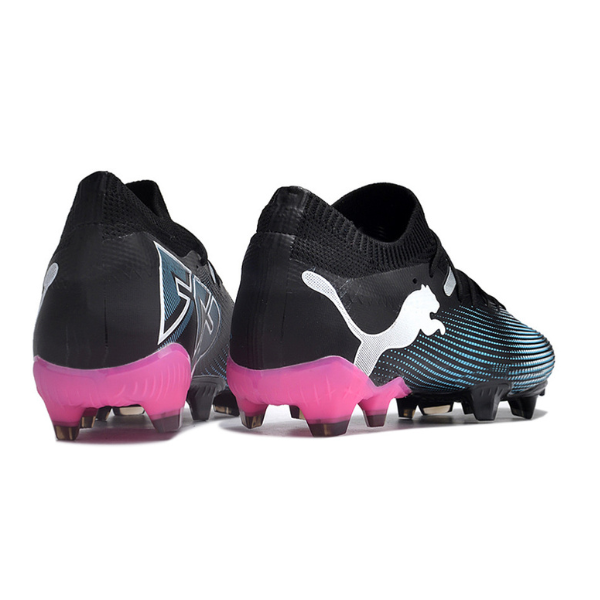 Puma Future 7 Black Light Blue and Pink FG