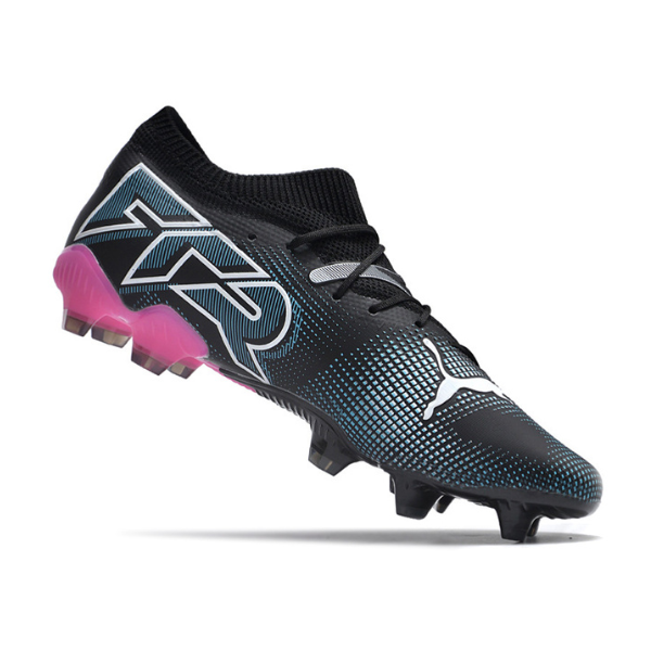 Puma Future 7 Black Light Blue and Pink FG