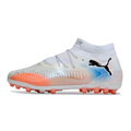 Puma Future 8 White Orange and Blue AG