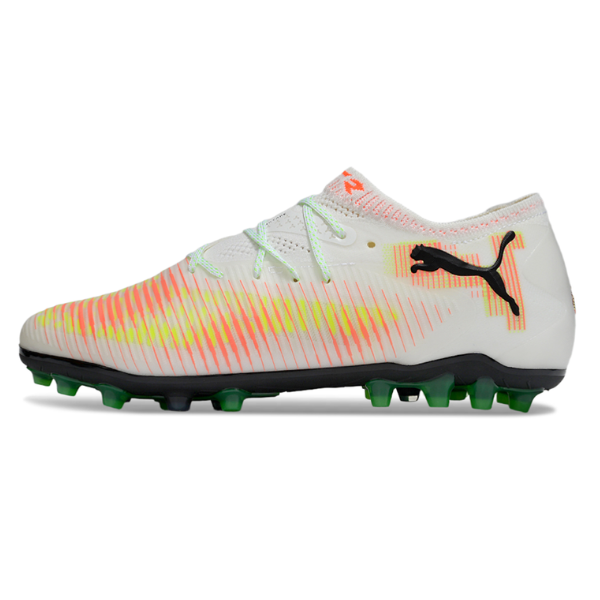 Puma Future 8 Low Cut White Orange and Yellow AG