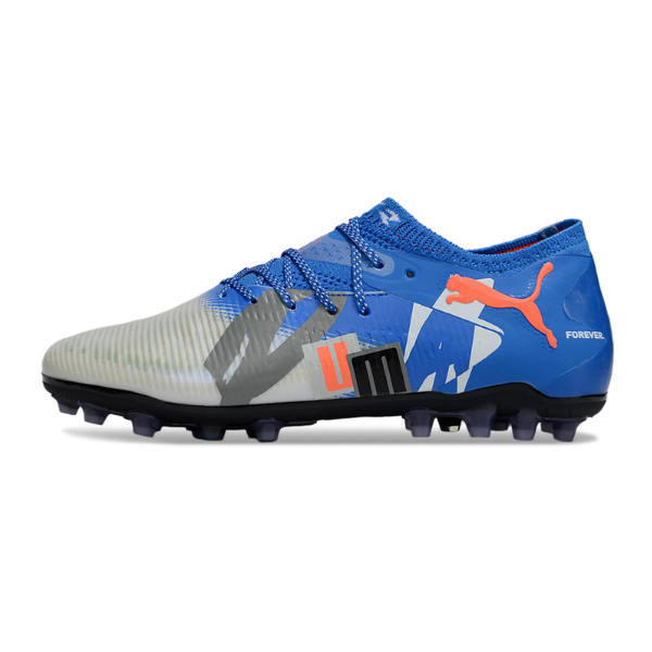 Puma Future 8 Low Cut White and Blue AG