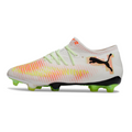 Puma Future 8 Low Cut White Orange and Green FG