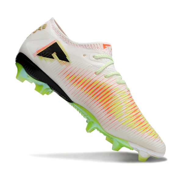 Puma Future 8 Low Cut White Orange and Green FG