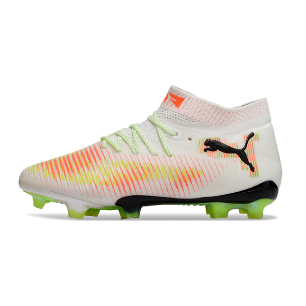 Puma Future 8 White Orange and Green FG