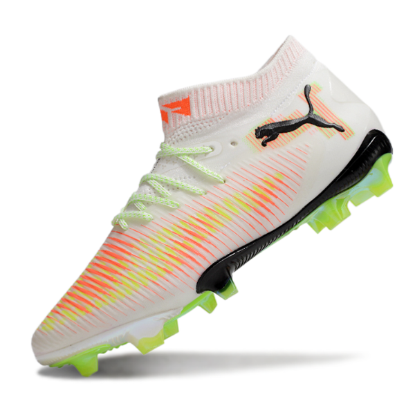 Puma Future 8 White Orange and Green FG
